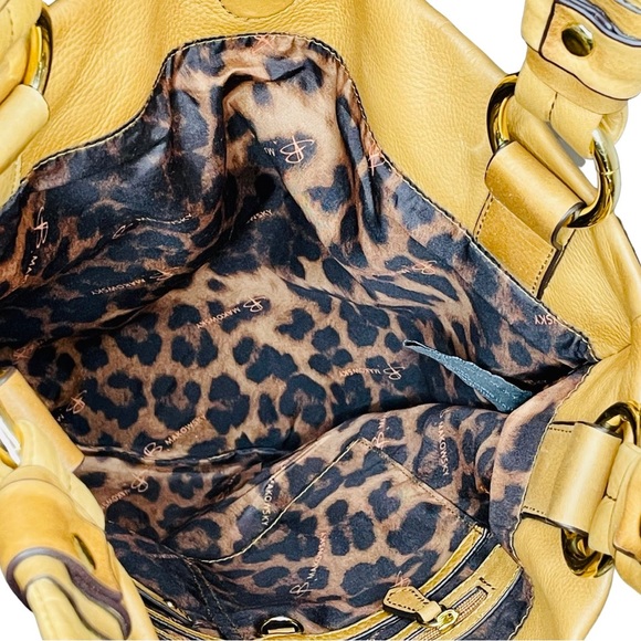 NWT - B MAKOWSKY - Tan Pebble Leather Shoulder Handbag With Dust Bag! - Picture 9 of 17